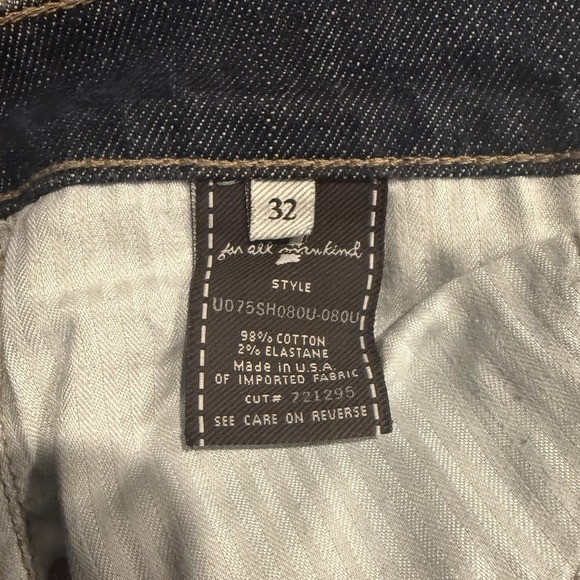 7 For All Man Kind Vintage Y2K Flip Flop Bootcut Jeans Denim 32 NWT Low Rise - Picture 4 of 5